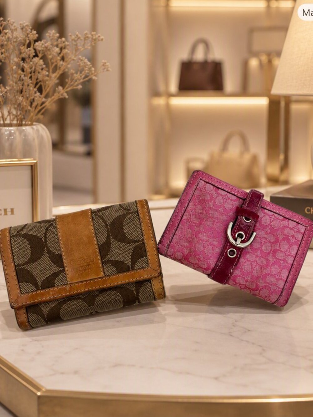 2 Coach Project Compact Wallets